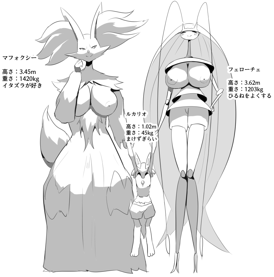 身長コンプのルカリオくん 1 - 6