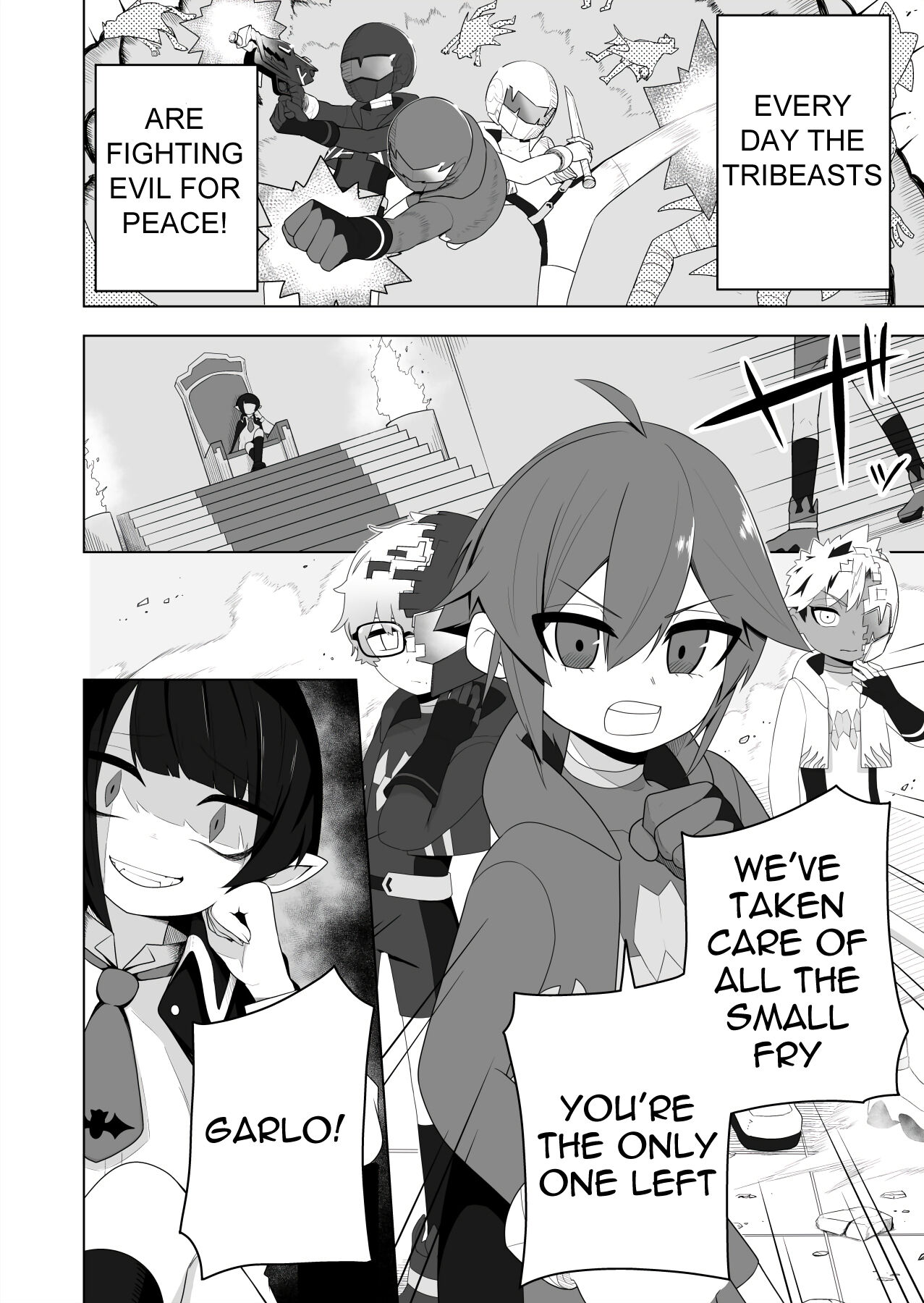 [あむぁいおかし製作所 (あほげきのこ)] 少年ヒーロー戦隊、TS愛玩ペット化の罠! [英訳]