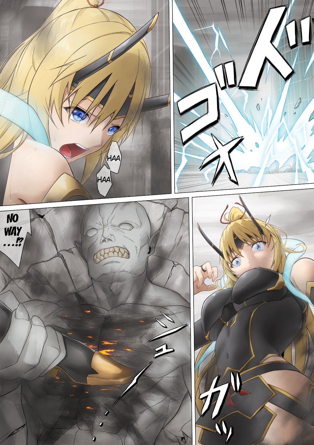 [ばっくゆあらっく (mogO-721)] ヒロイン敗辱〜5人の敵に代わるがわる〜 [英訳]