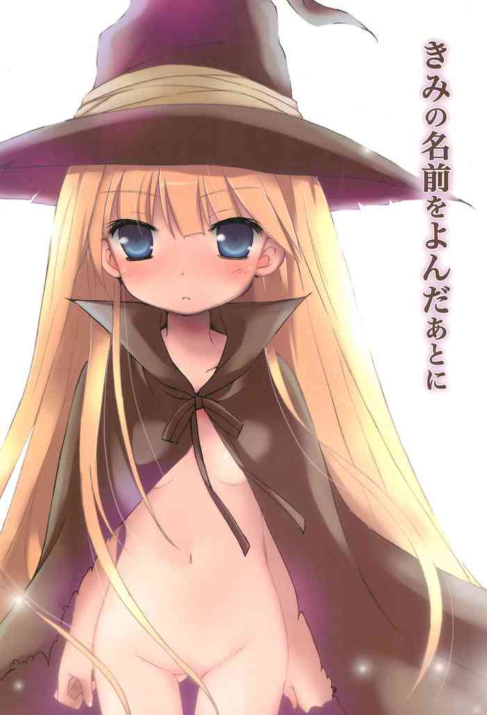 (C70) [プラチナブロンド (ミズタマ)] きみの名前をよんだあとに (魔法先生ネギま!)