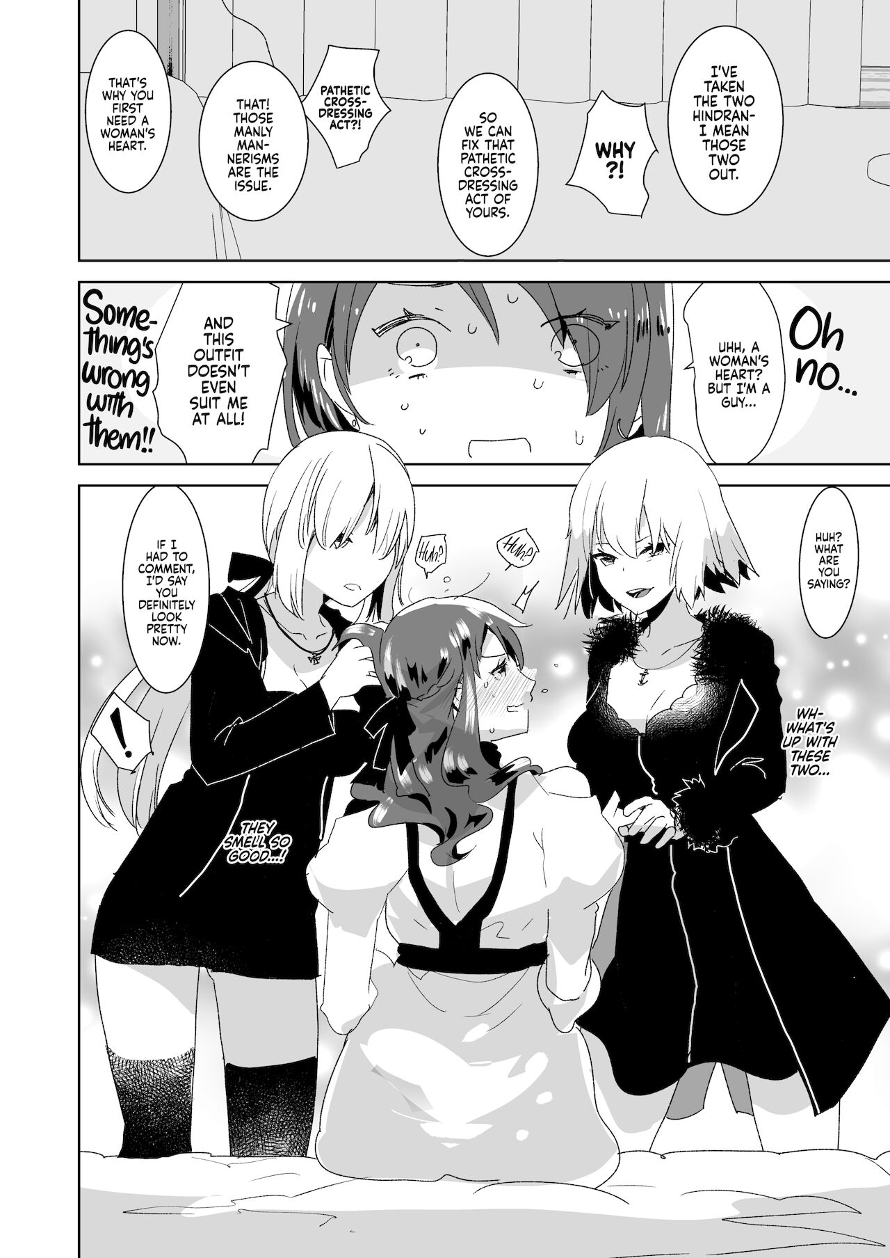 愛昧亭 (愛昧亭うまみ)] ふたなりオルタたちに女装したオレが犯される話 (Fate/Grand Order) [英訳] [無修正] [DL版]