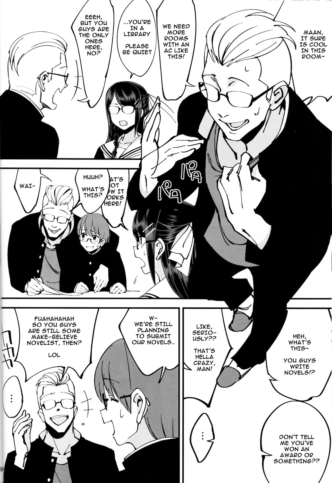 (C95) [ドクダミ (沖田あばば)] 僕が片思いしていた文学少女が軽薄なクラスメイトにNTRれた話 [英訳]