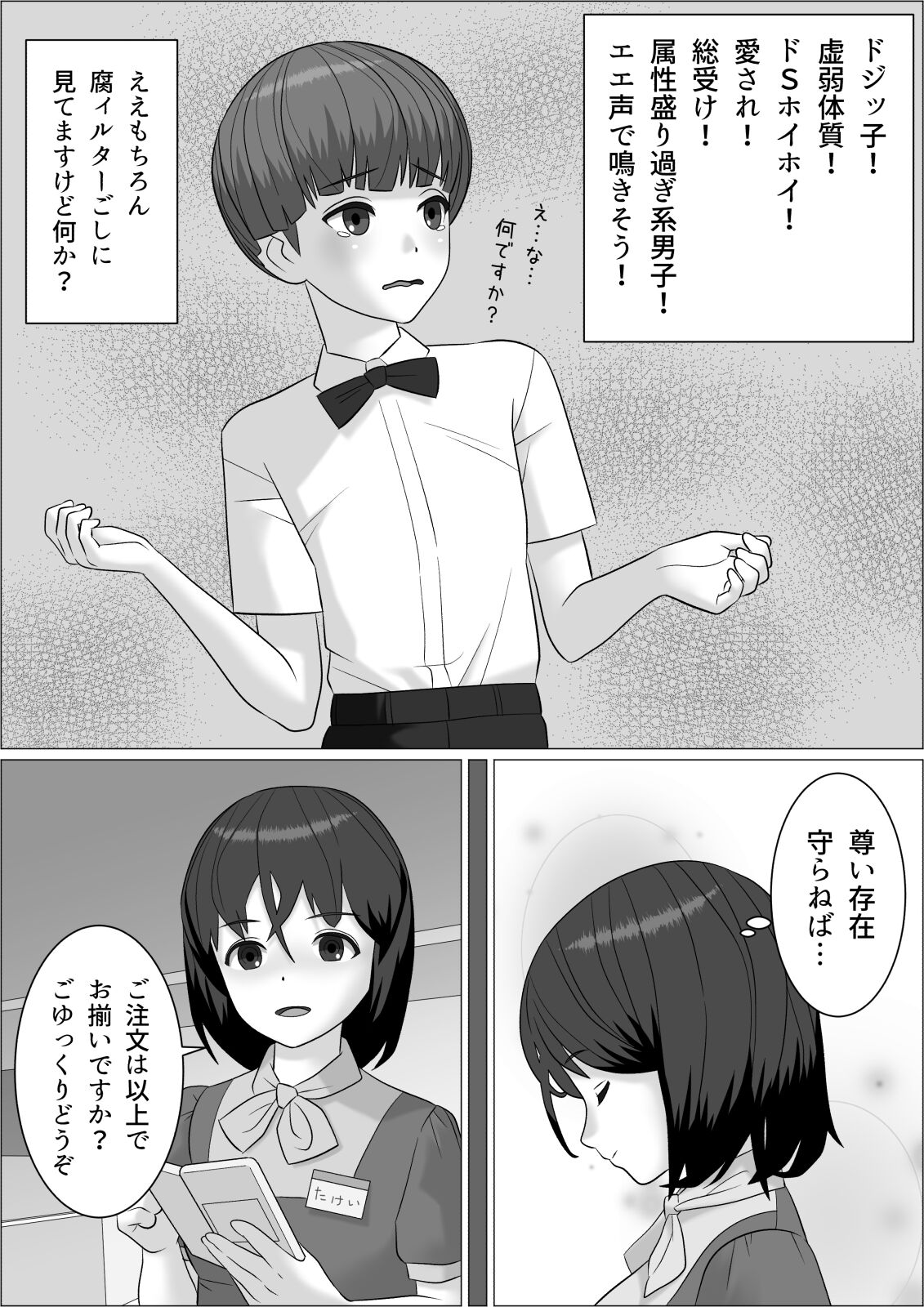 チンポレディ２ ふたなり腐女子と男の娘