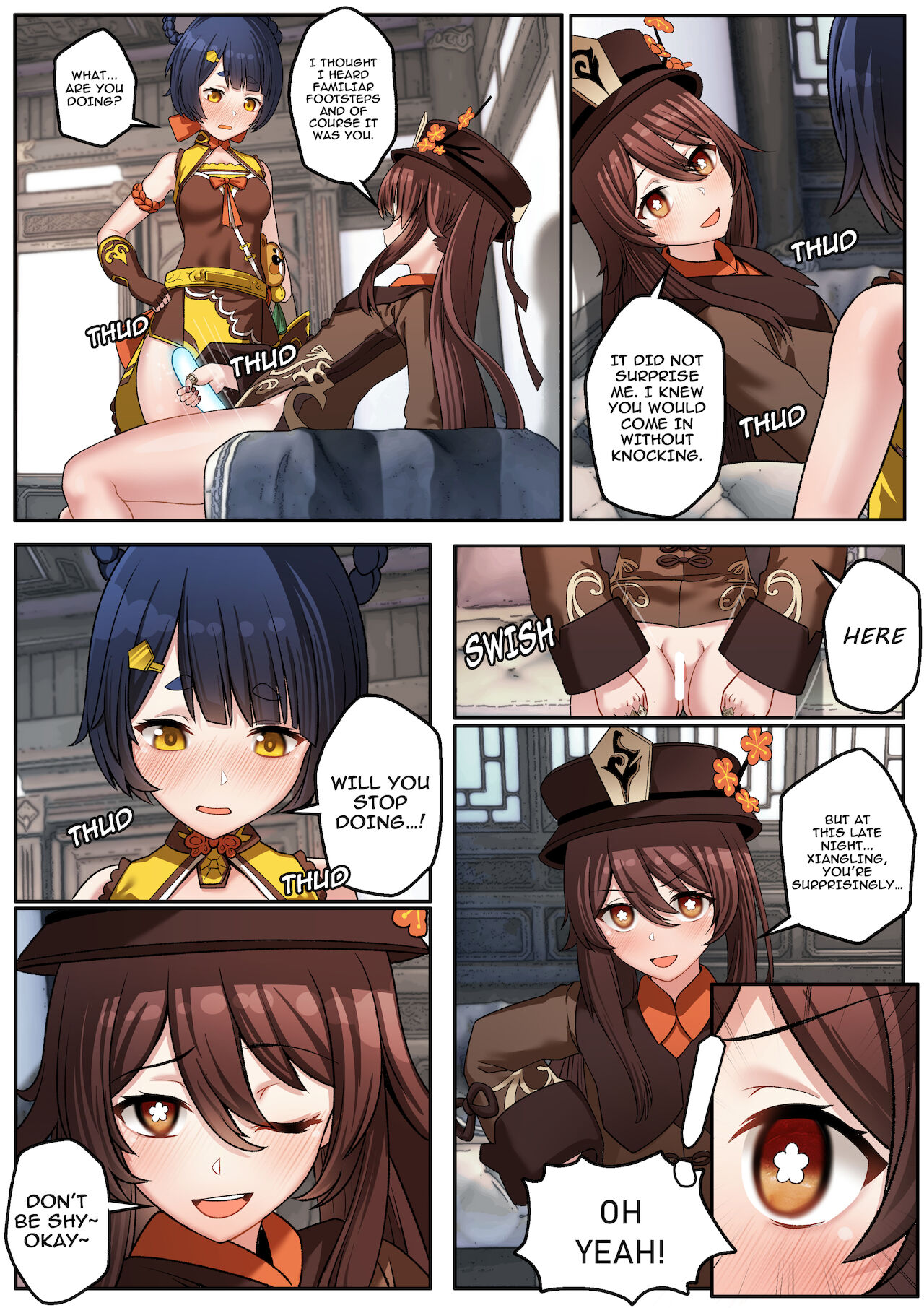 [MoMoKo] 彼女たちの除霊方法 (原神) [英語]