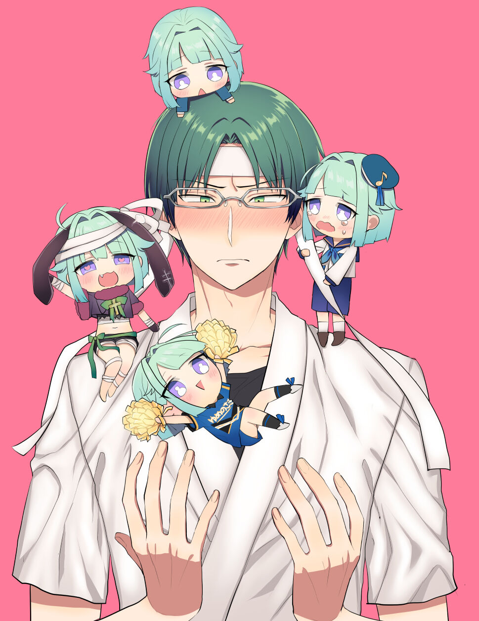 [青痣ライラック (のもだ)] 僕たちの天使は年上の男と付き合っている (あんさんぶるスターズ!)