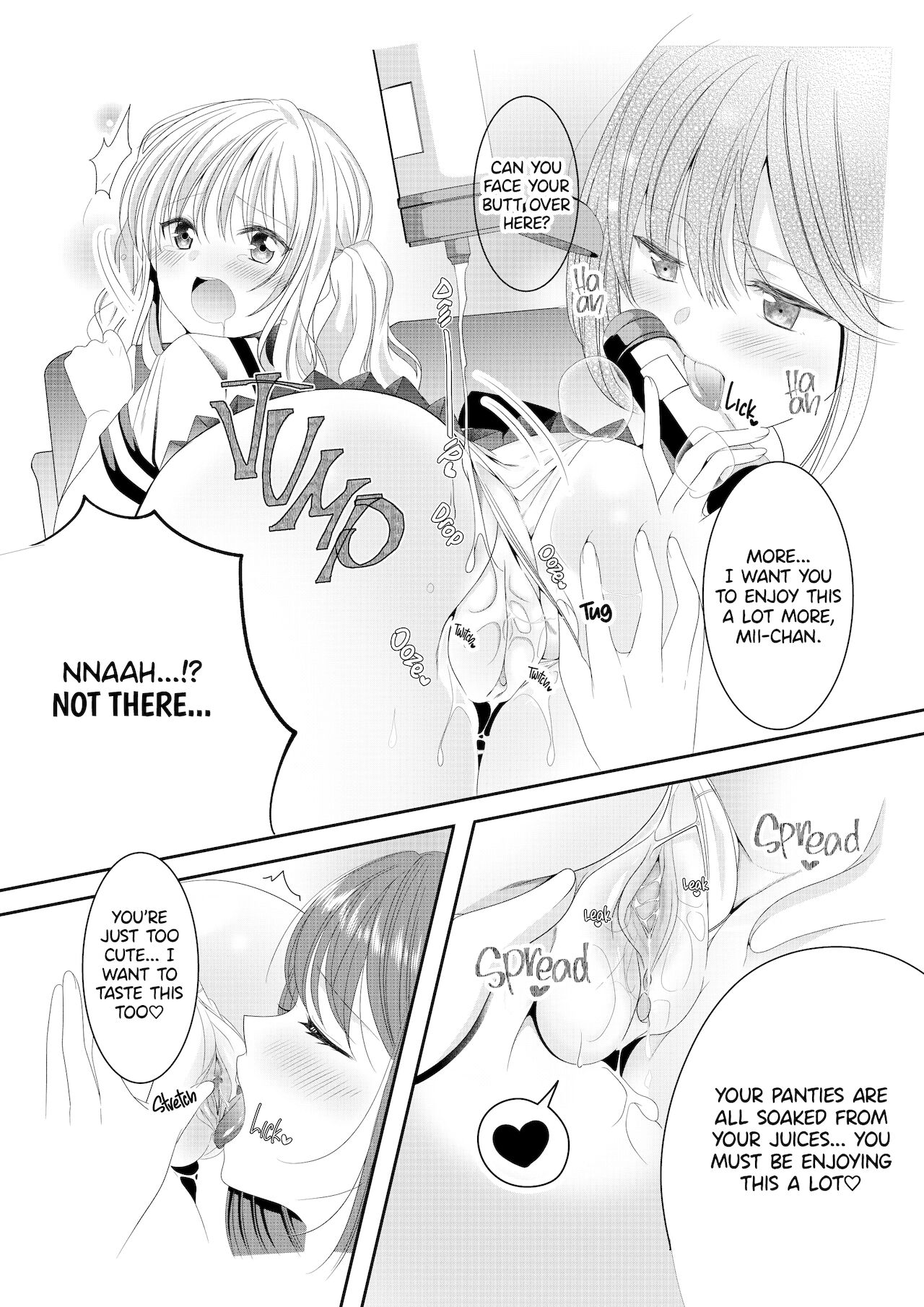 [No Such Agency (しのぎあさ)] 幼馴染は肉食系⁉今日から身長差百合ップル [英訳] [無修正]