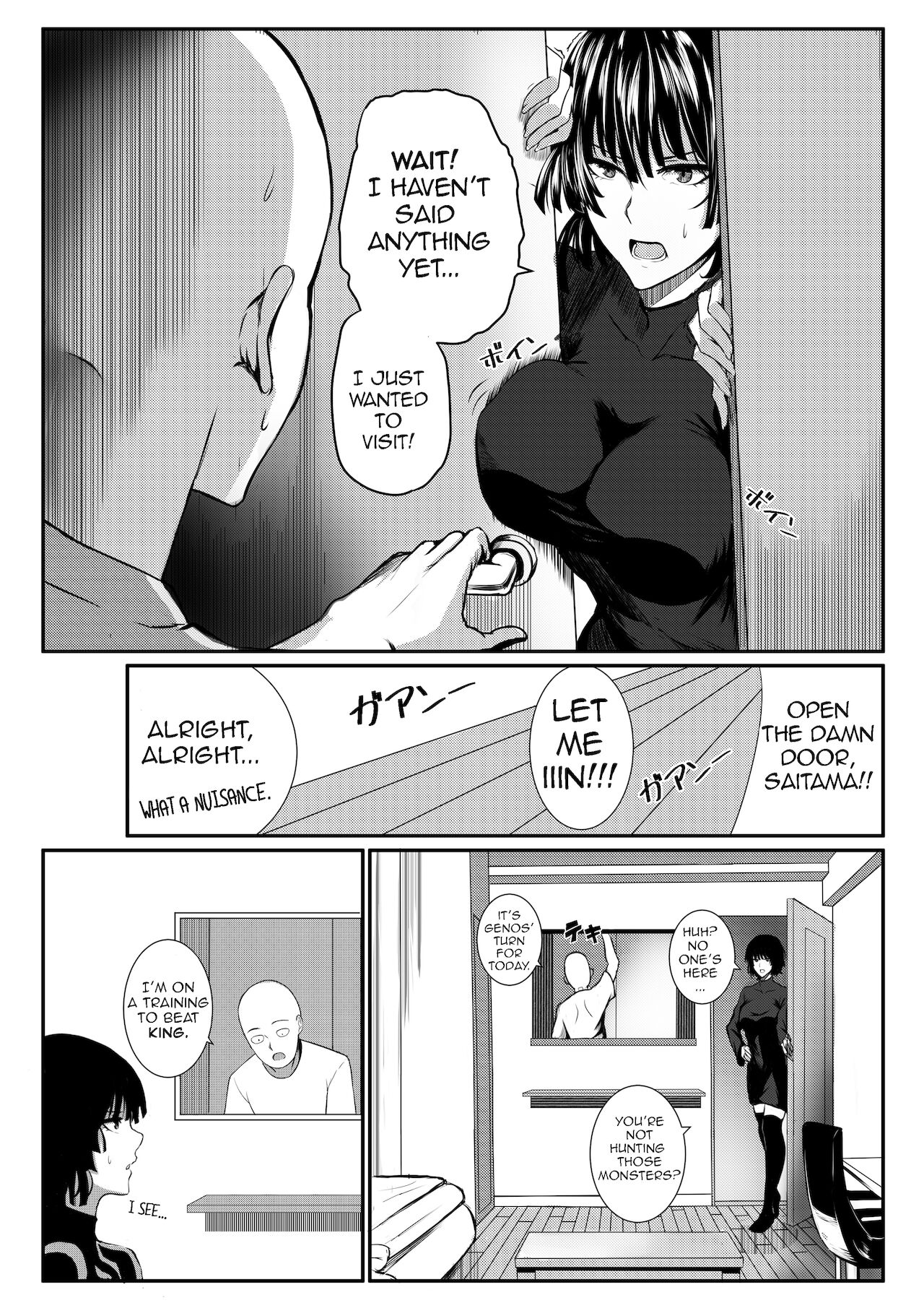 (COMIFURO 13) [Jualan Demi Modal Gacha (Deroo)] ワンスラストマン (ワンパンマン) [英訳][hiromasajun]