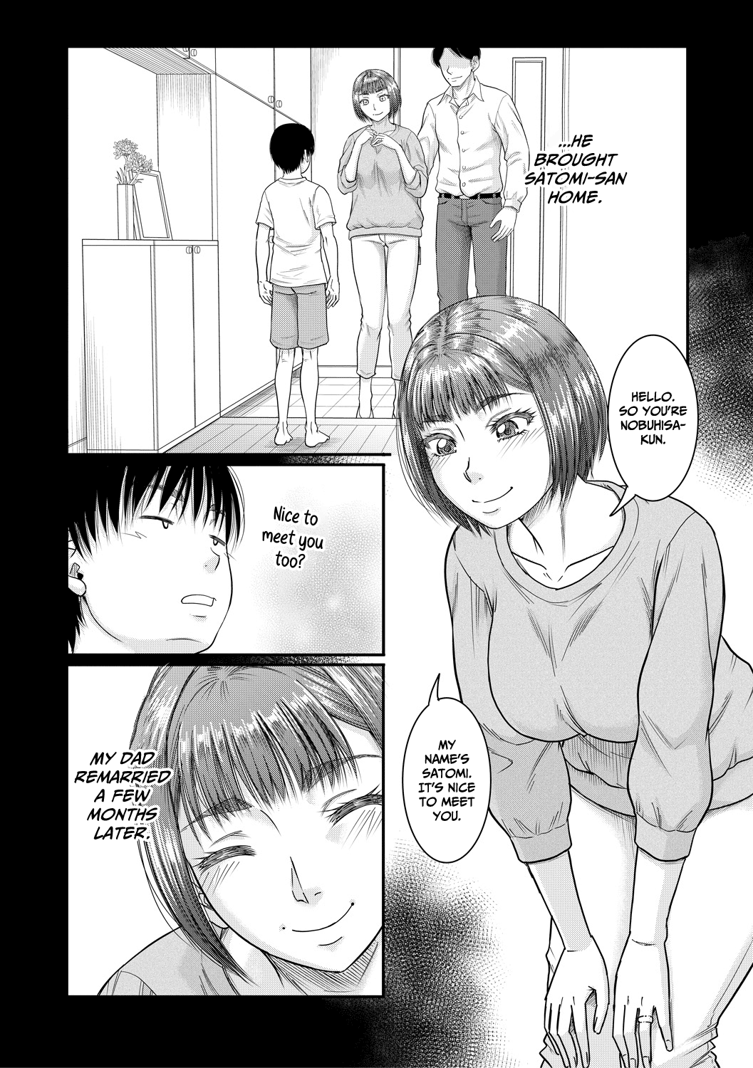 [成島ゴドー] 新しいママはぼくのアナ (僕とお義母さんの秘密の関係) [英訳] [DL版]