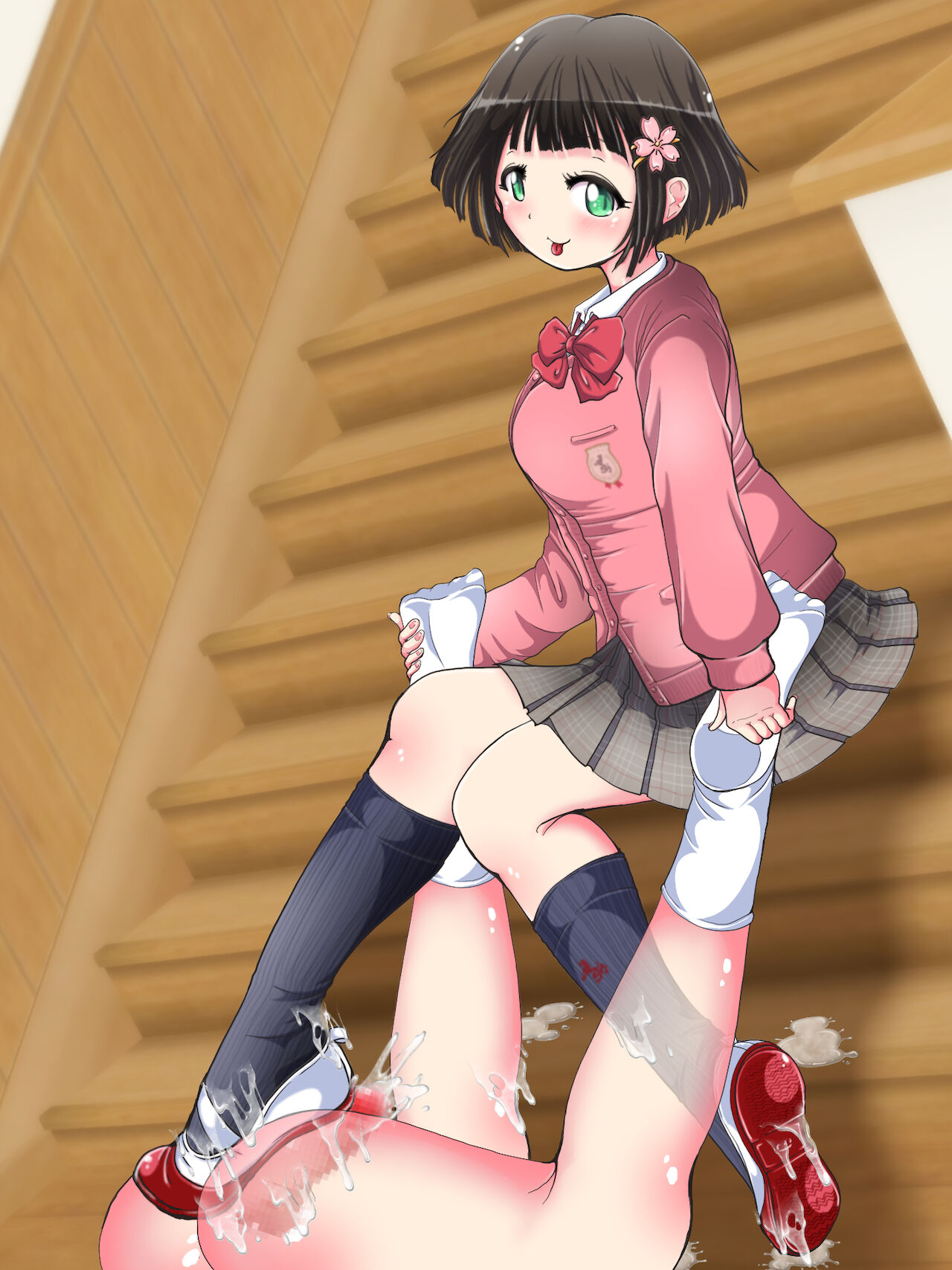 [オネアシ]何でもするって言ったよね?じゃあ…足でイカせてイイかしら?
