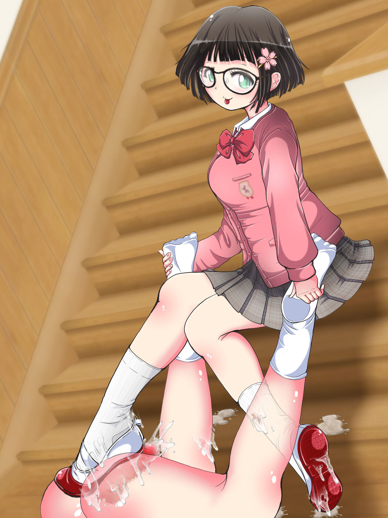 [オネアシ]何でもするって言ったよね?じゃあ…足でイカせてイイかしら?