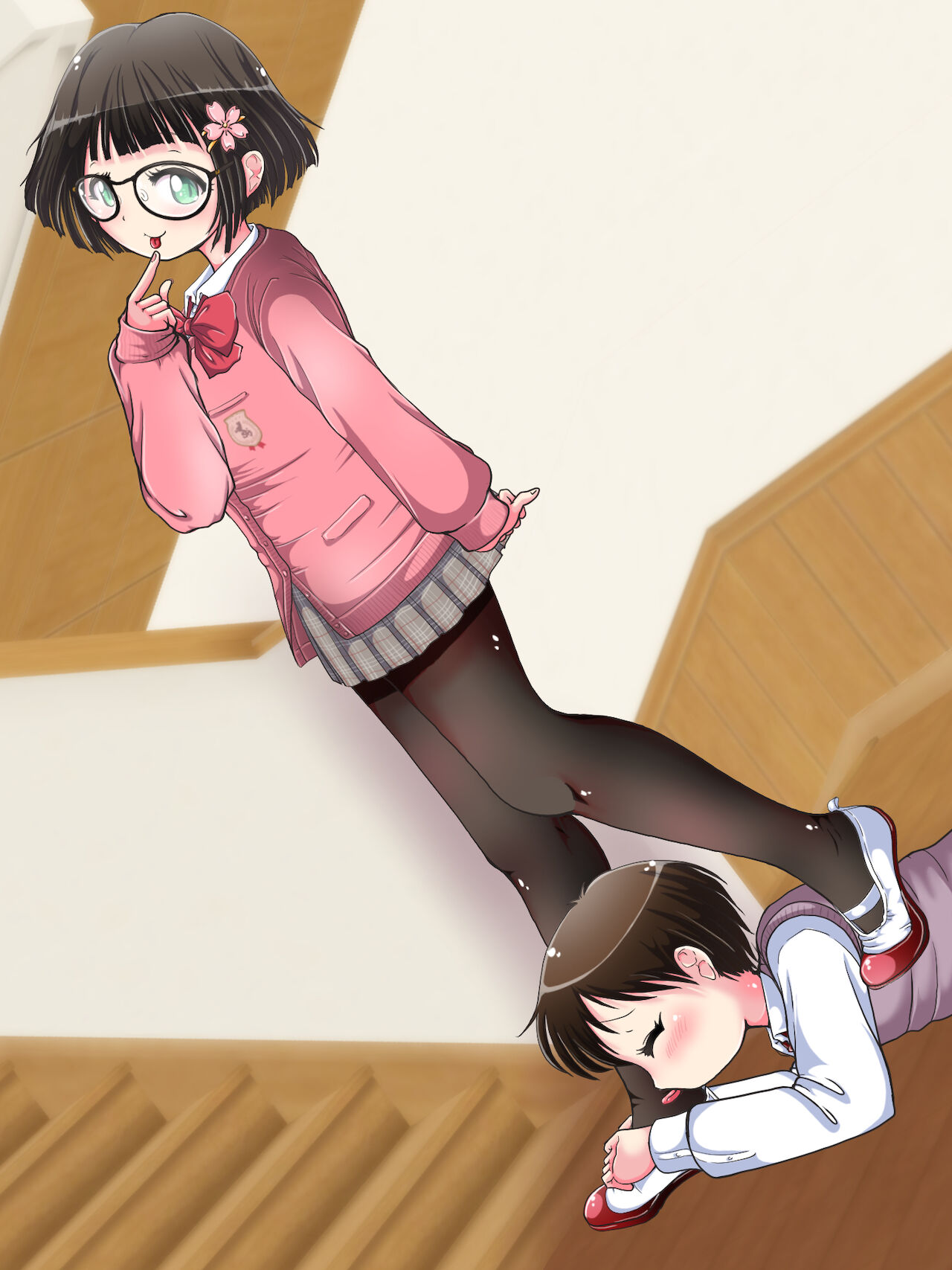 [オネアシ]何でもするって言ったよね?じゃあ…足でイカせてイイかしら?