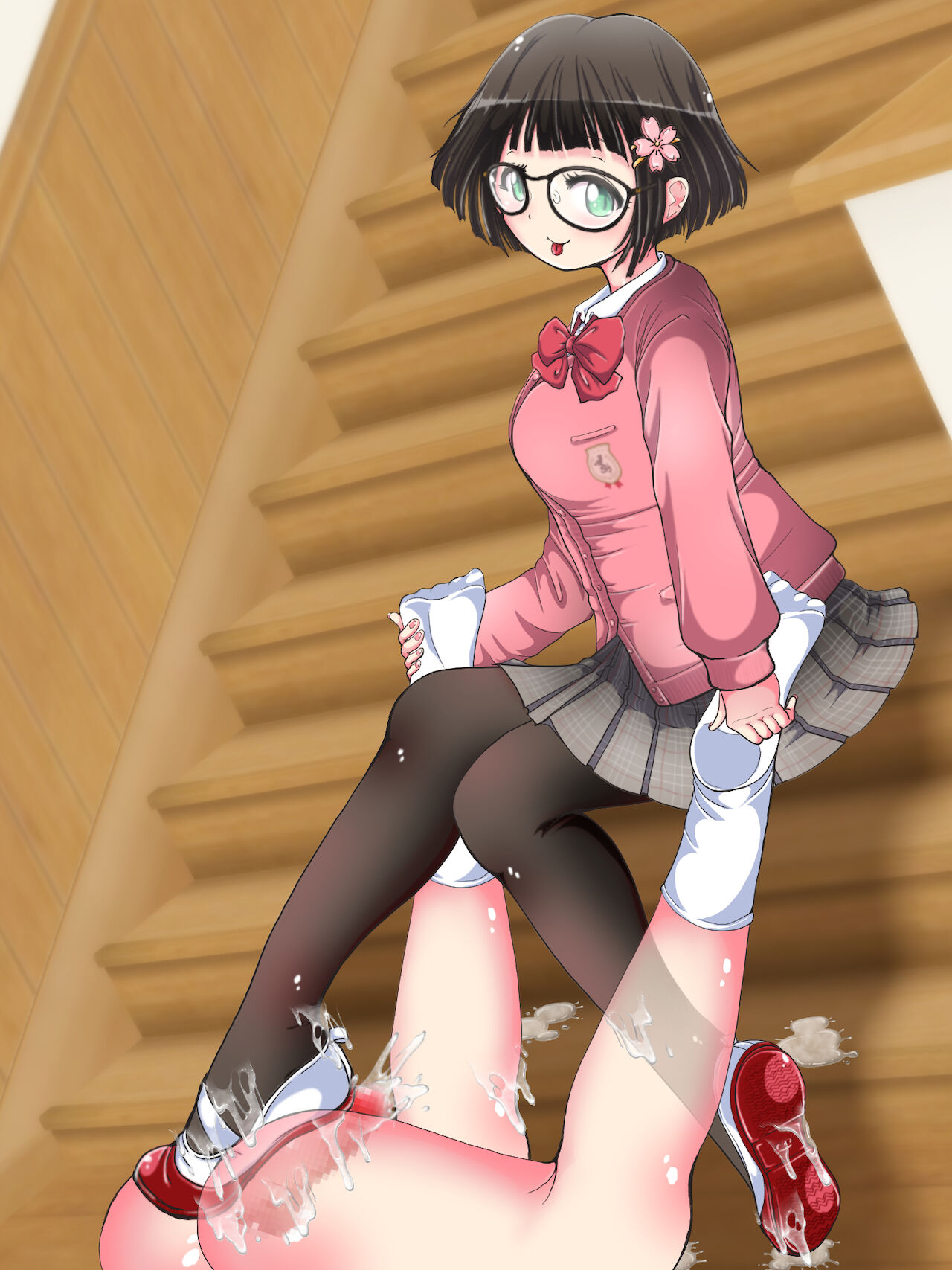 [オネアシ]何でもするって言ったよね?じゃあ…足でイカせてイイかしら?
