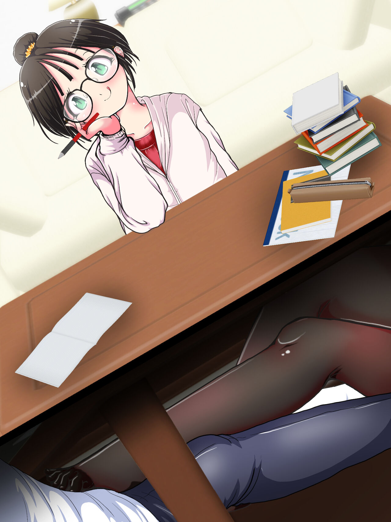 [オネアシ]何でもするって言ったよね?じゃあ…足でイカせてイイかしら?