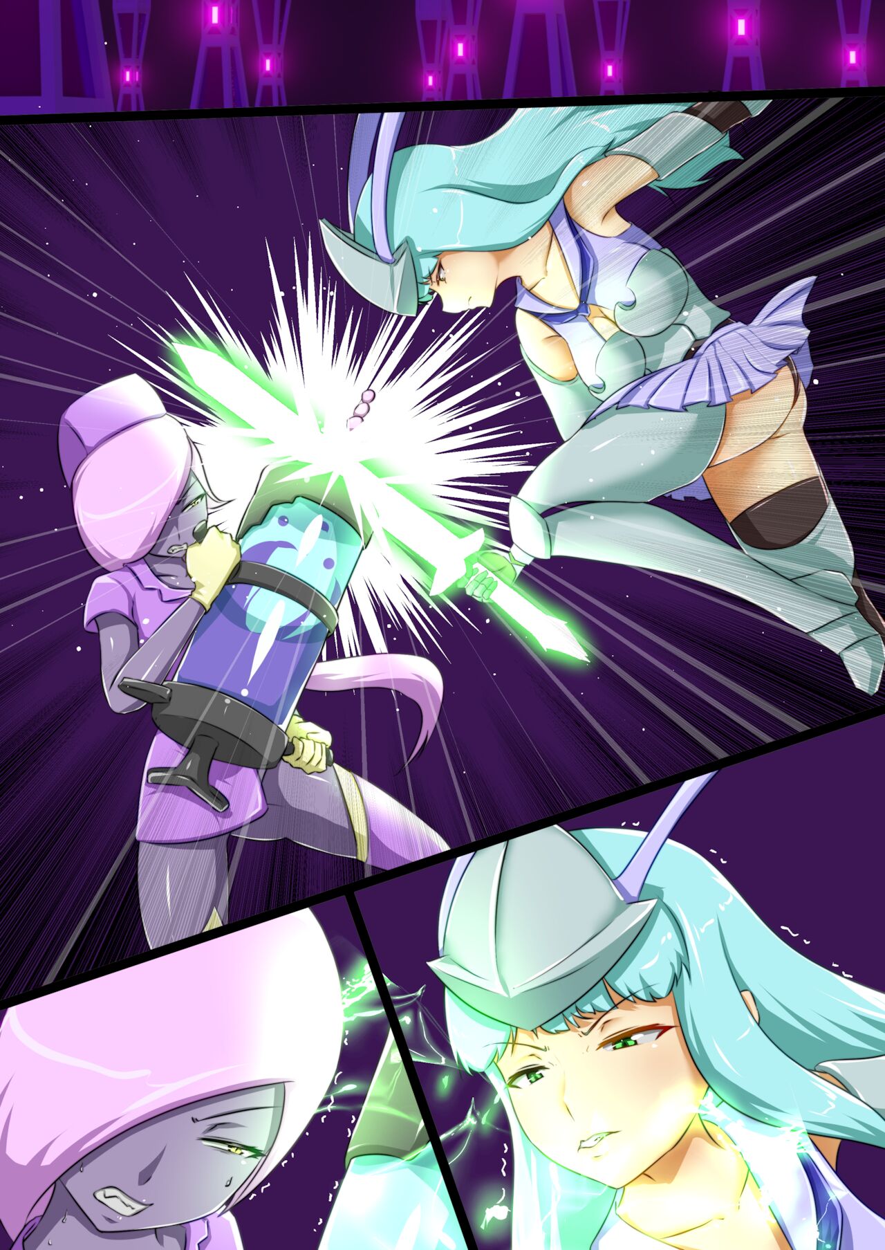 [でゅう] ウチの子がえっちな敵と戦って敗北する話(3)