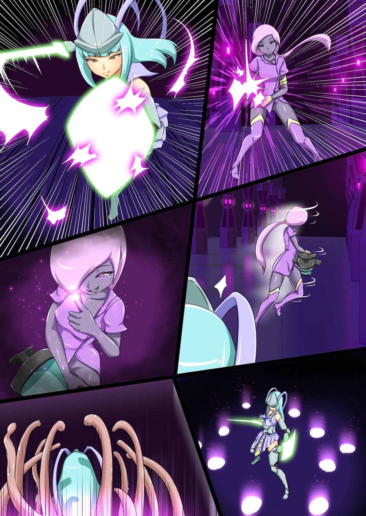 [でゅう] ウチの子がえっちな敵と戦って敗北する話(3)