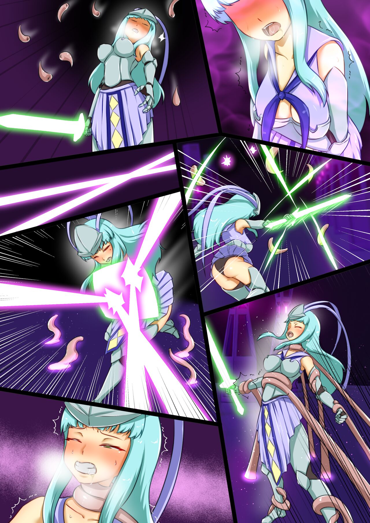 [でゅう] ウチの子がえっちな敵と戦って敗北する話(3)