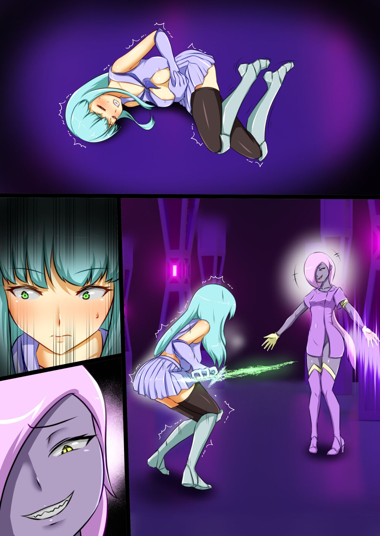 [でゅう] ウチの子がえっちな敵と戦って敗北する話(3)