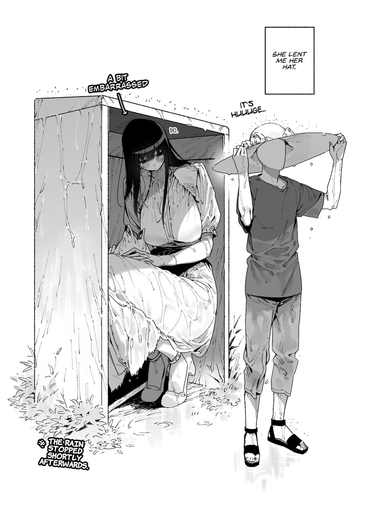 [牛タン定食への恋] 仕事を辞めたので二度と来ちゃダメと言われた田舎に帰ってきたらでっかい女の子の怪にめちゃめちゃにされる話 前編 [英訳] [DL版]