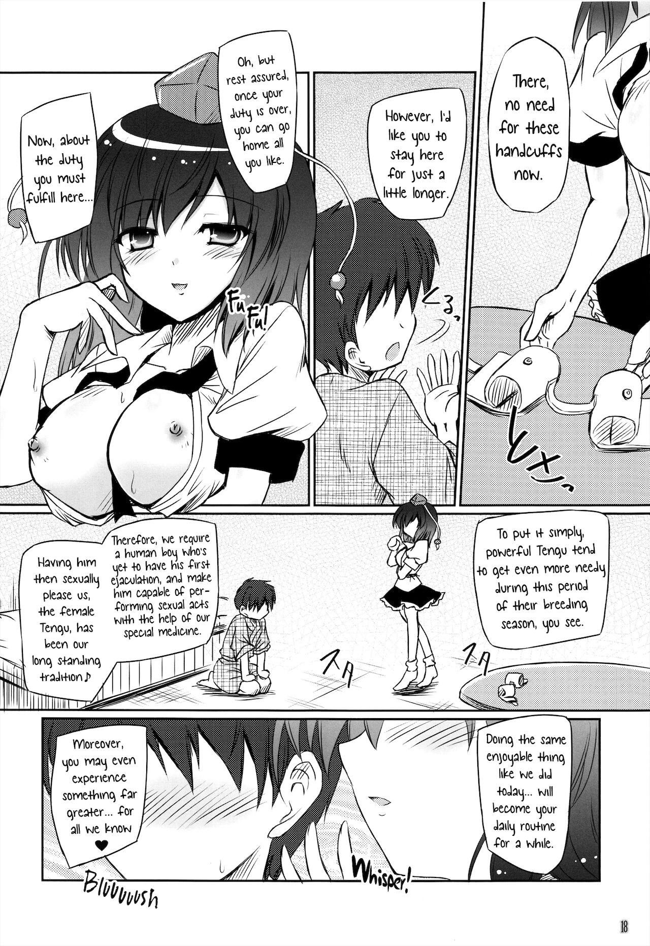 (例大祭10) [Reverse Noise (やむっ)] 天狗攫い (東方Project) [英訳]