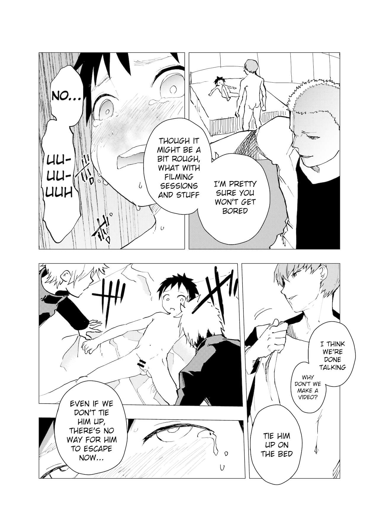 [ショタ漫画屋さん (orukoa)] 居場所がないので神待ちしてみた捨てられた少年のエロマンガ 第6話 [英訳] [DL版]