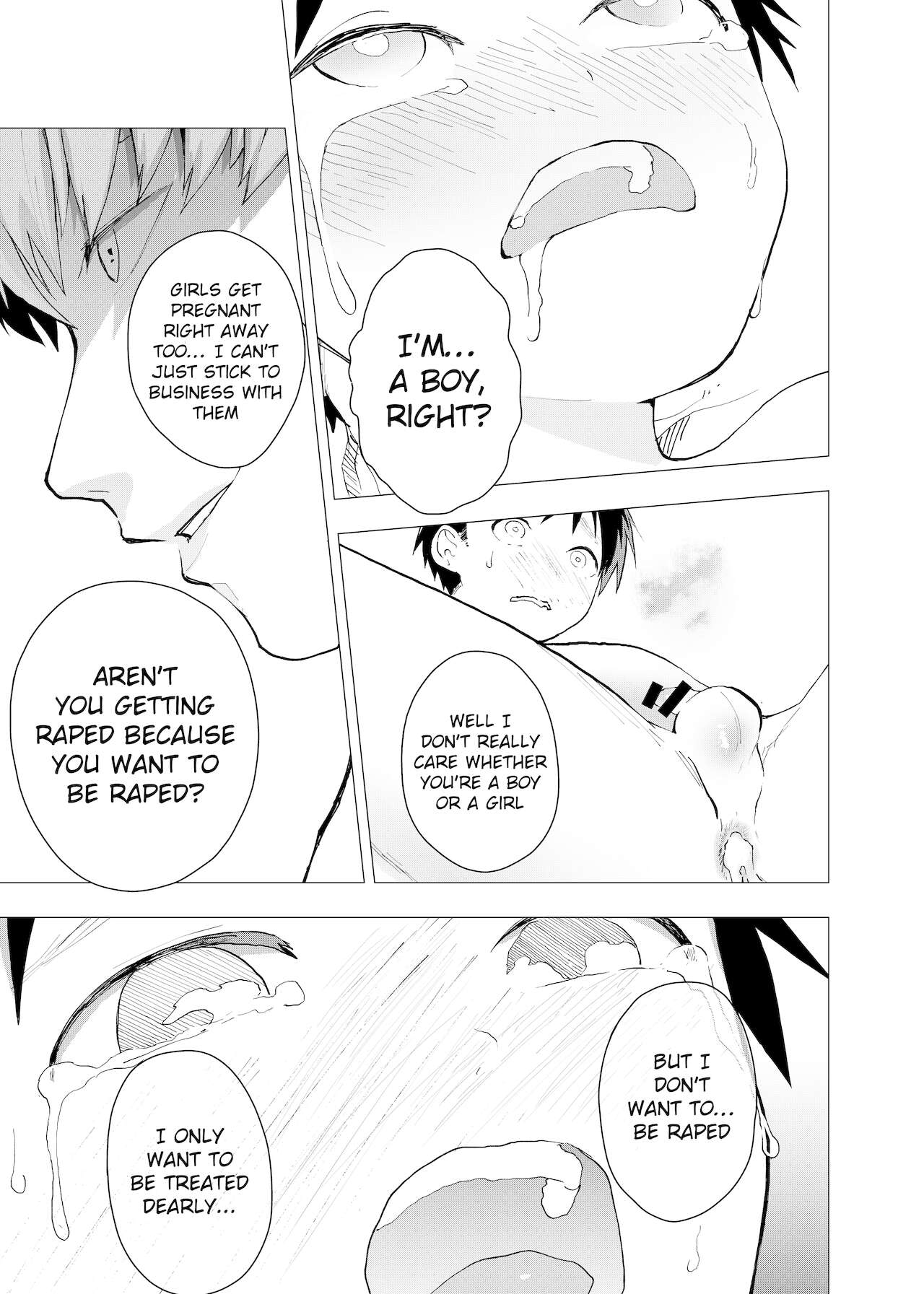 [ショタ漫画屋さん (orukoa)] 居場所がないので神待ちしてみた捨てられた少年のエロマンガ 第6話 [英訳] [DL版]
