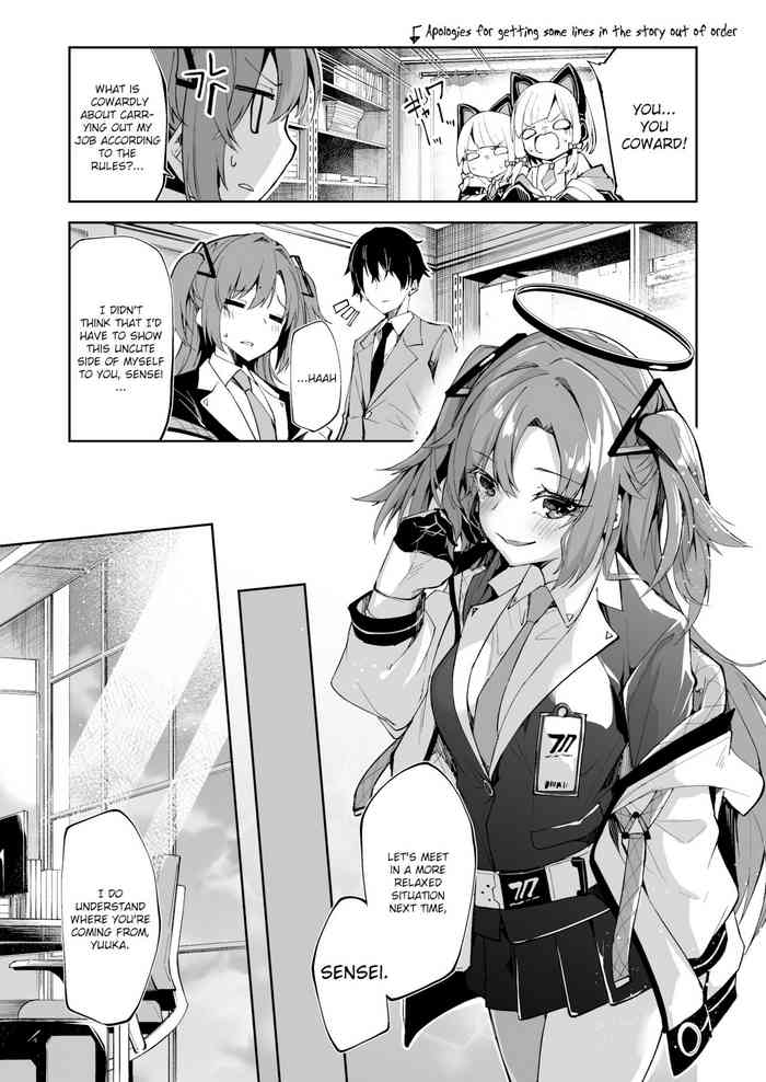 [へたれん]ブルアカ ユウカちゃんミニ漫画 (ブルーアーカイブ) [英訳]