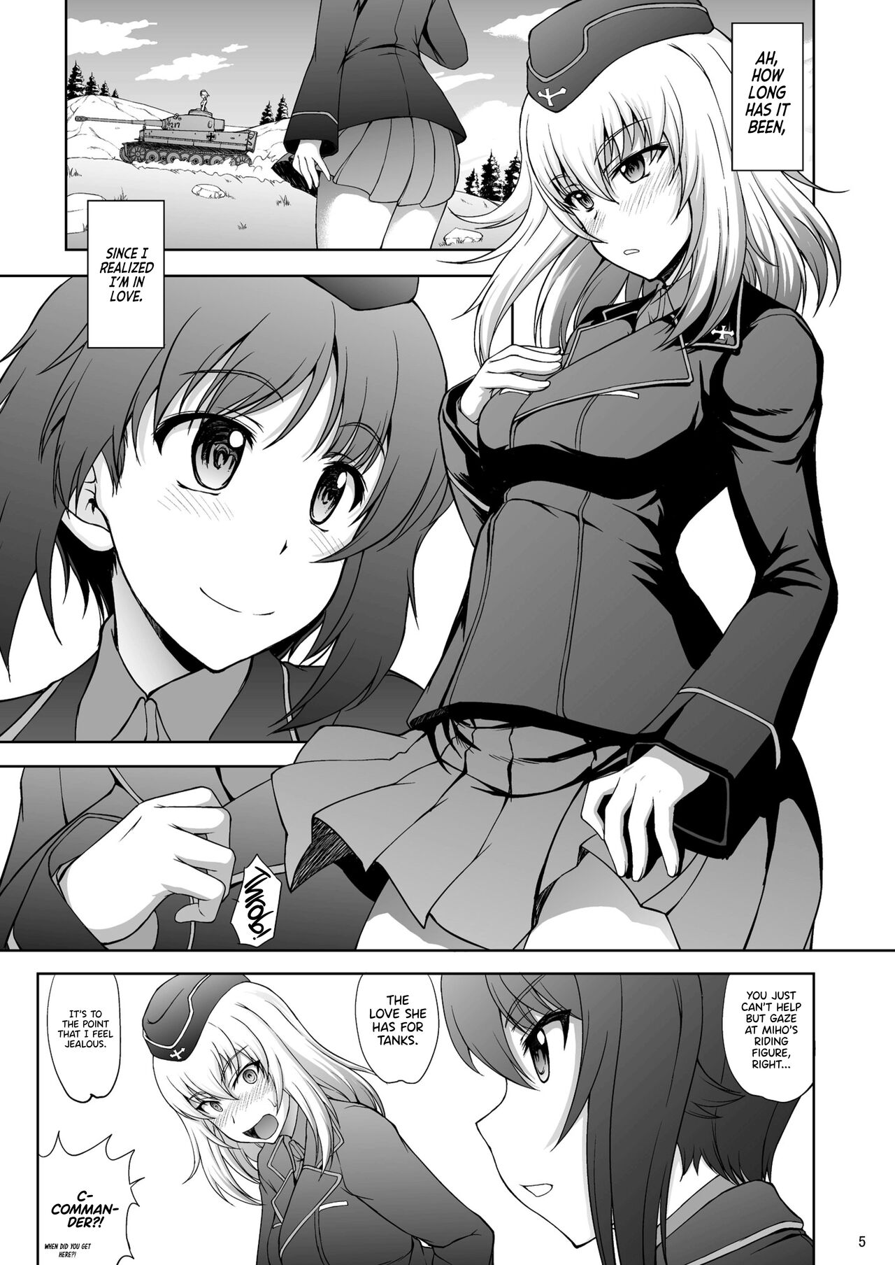 [眞嶋堂 (まとう)] 廻れ!甘き囁きの無限軌道 (ガールズ&パンツァー) [英訳] [DL版]