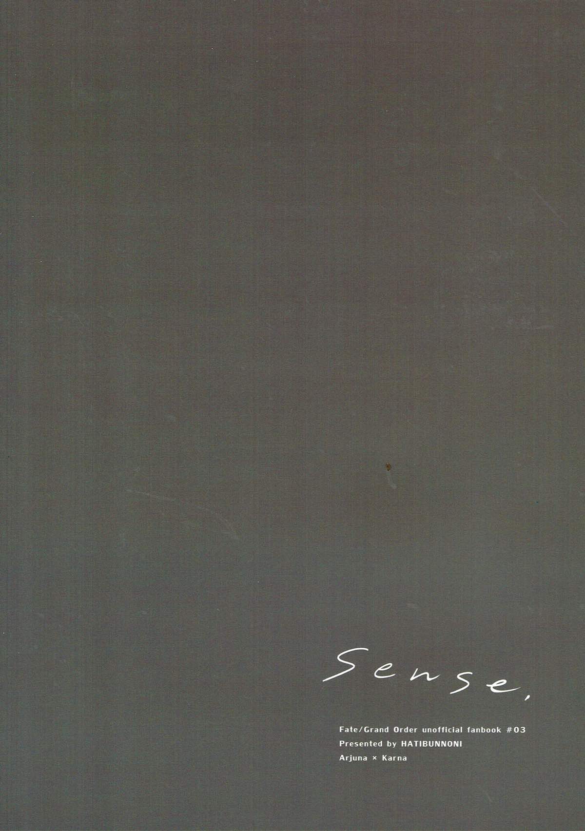 (第11次ROOT 4 to 5) [ハチブンノニ (よねだいける)] sense (Fate/Grand Order)