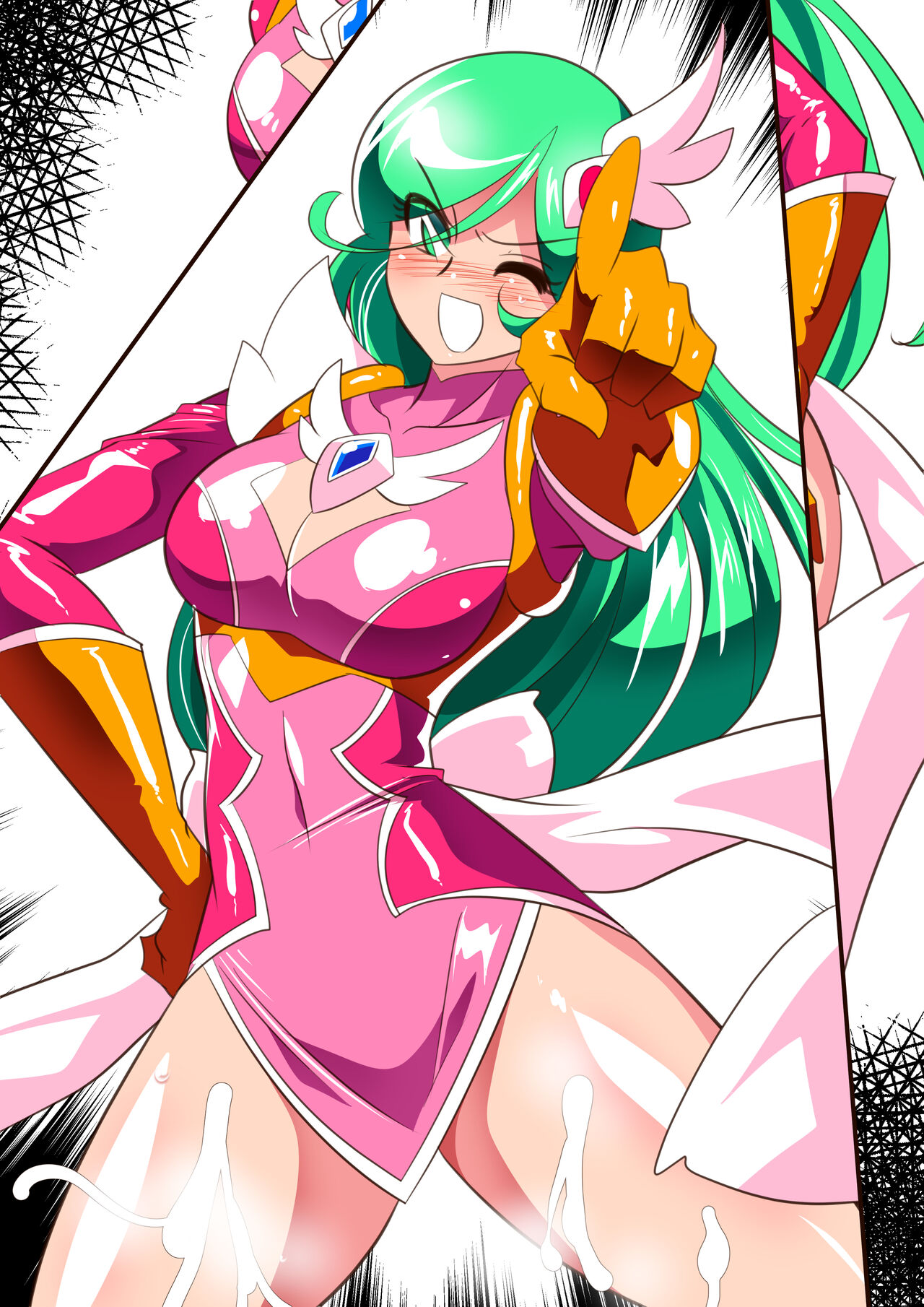 【短編同人】サイコレディ・ミーティア VS 催淫精液ポピュロー