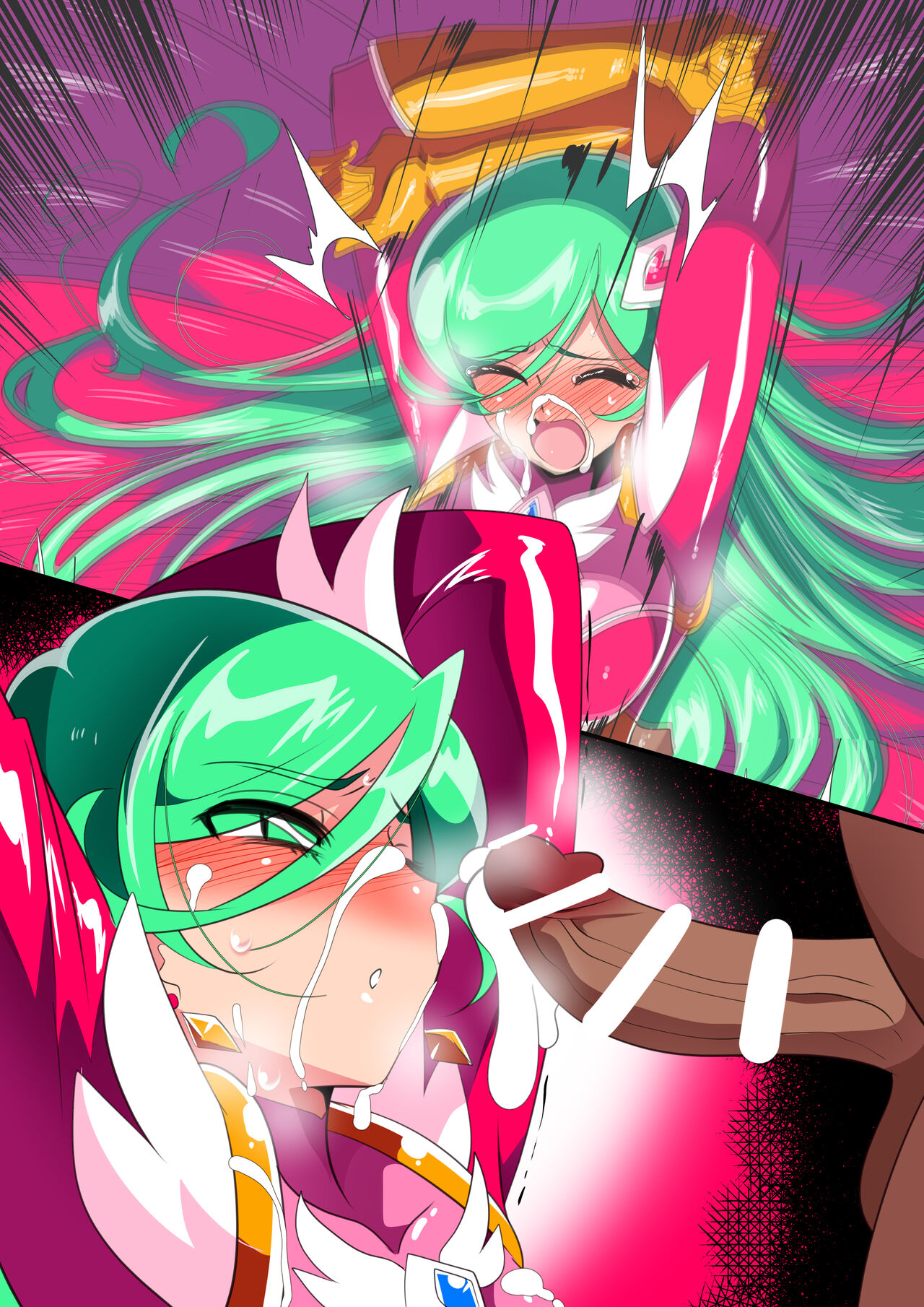 【短編同人】サイコレディ・ミーティア VS 催淫精液ポピュロー