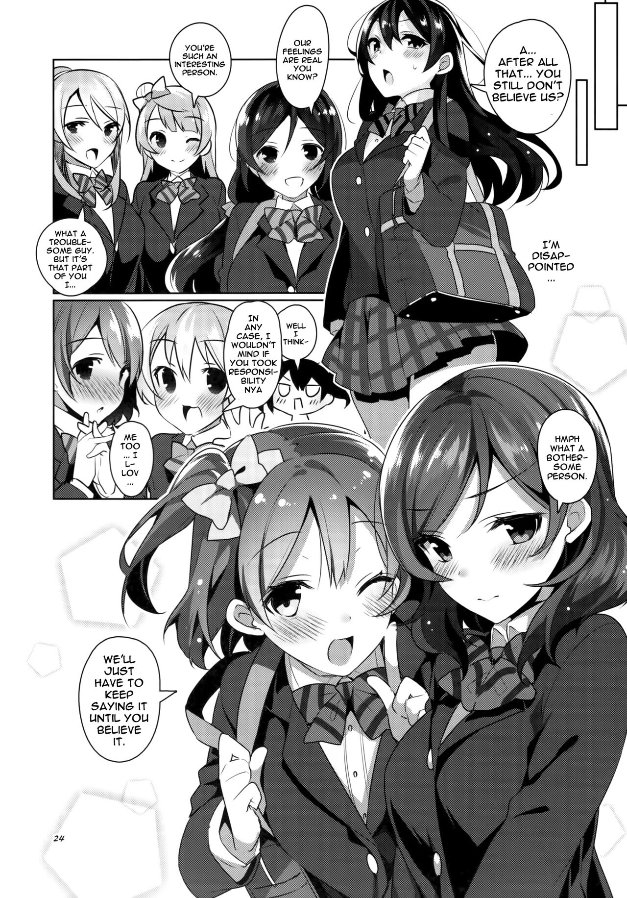 (C87) [自宅異常あり! (にぃと)] μ'sが無条件で好きになるだけの本 (ラブライブ!) [英訳]