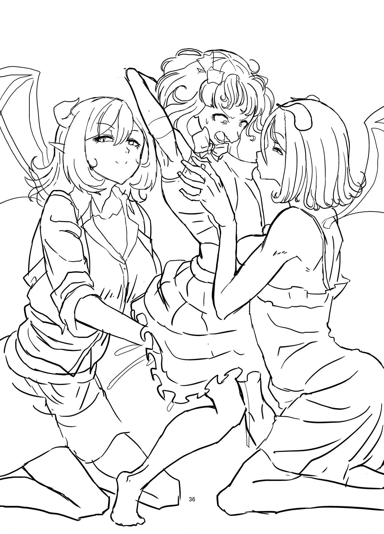 [白からす屋 (白からす)] 魔法少女ブルーベルvs双子淫魔 [中国翻訳] [DL版]