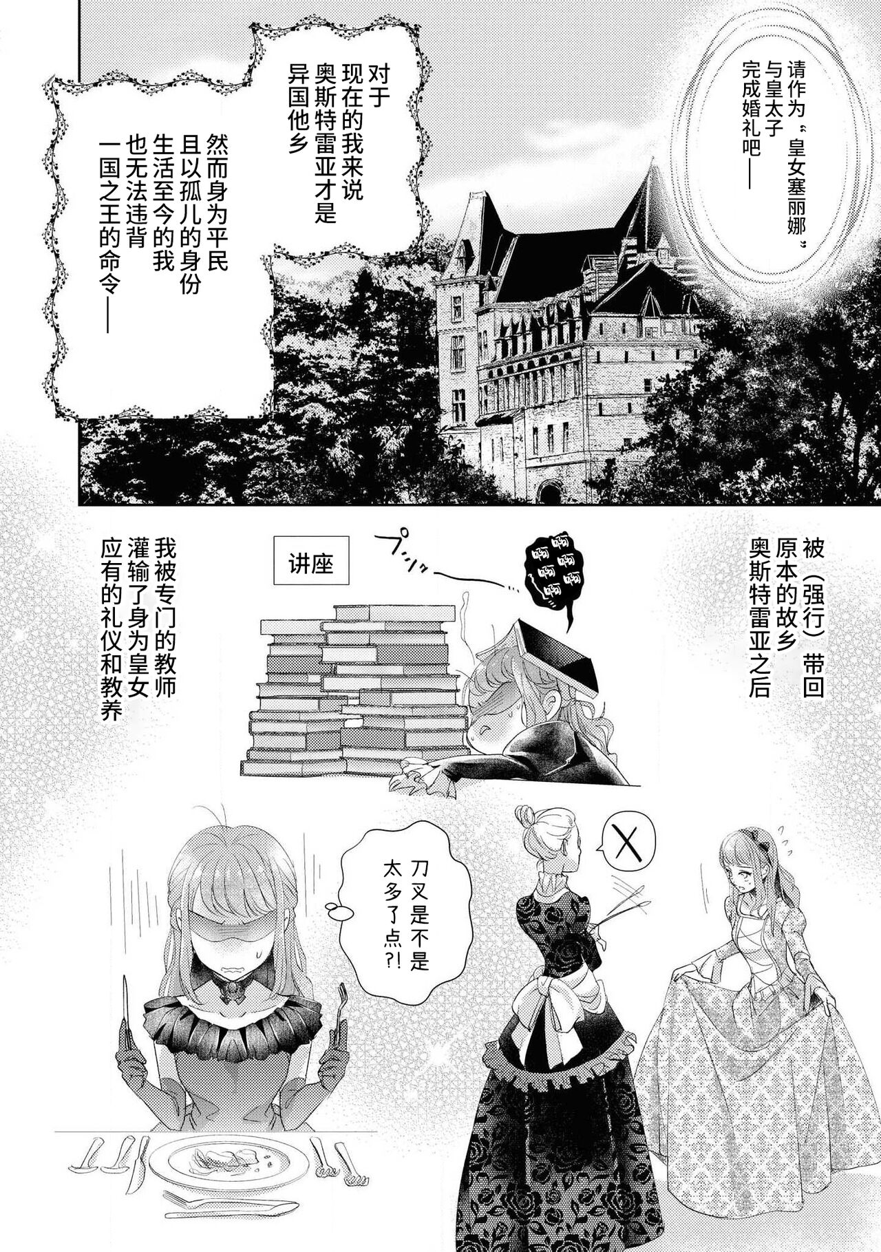 [秋芳あめり] 冷徹王太子の寵愛初夜~城下町の天使は溺愛系でした~ (野獣と評判の王太子殿下に娶られました…アンソロジー) [中国翻訳]