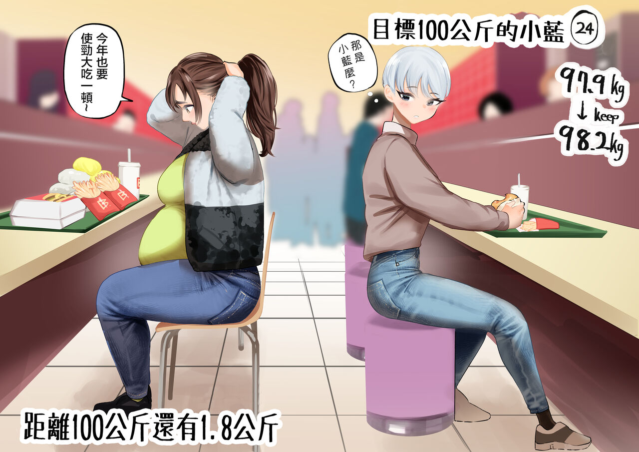 [福原たかや] 100㎏を目指す藍さん [中国翻訳]