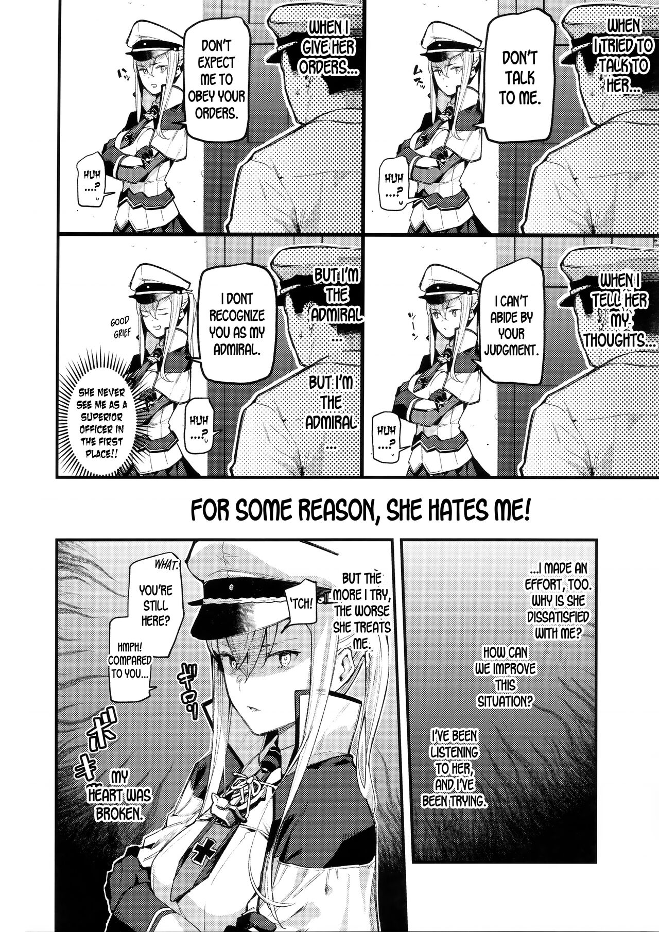 (C96) [08BASE (東山エイト)] 洗脳装置で提督への好感度0のグラーフを好き勝手に弄っちゃう本 (艦隊これくしょん -艦これ-) [英訳]