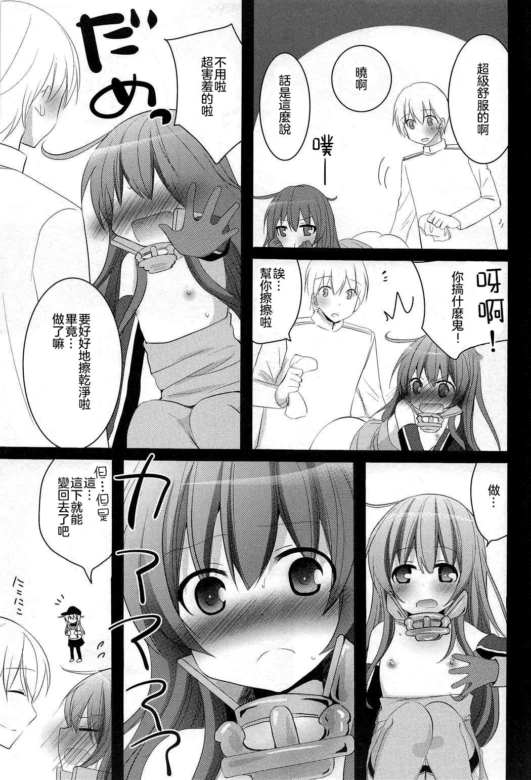 (C91) [ぴこぴこ亭、うさぎあめ (いのうえみたん、伊予原勘助)] 司令官! どうしようっ私戦艦になっちゃった (艦隊これくしょん -艦これ-) [中国翻訳]