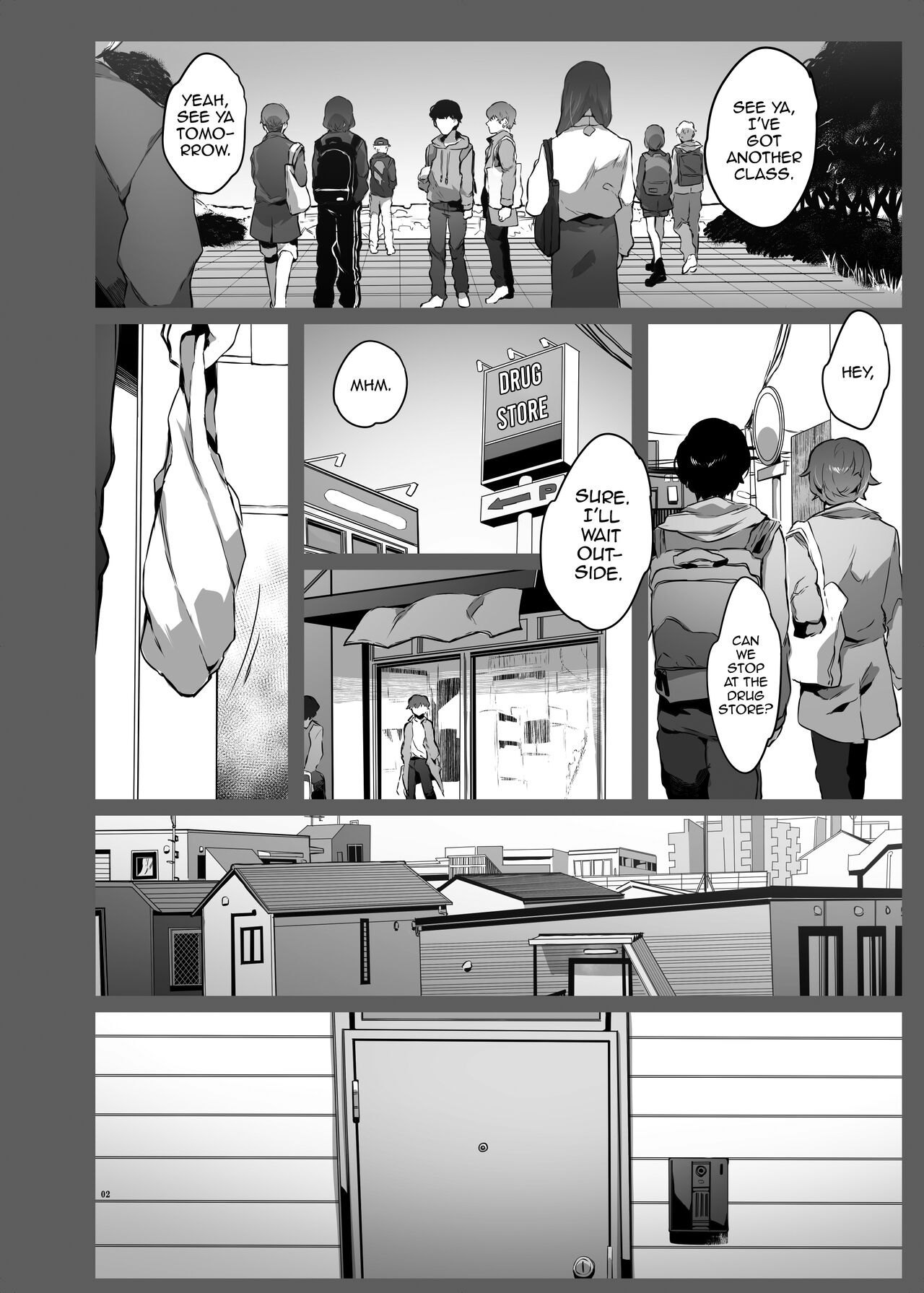 [なに] ワンルームでセーラー服に着替えたら [英訳]