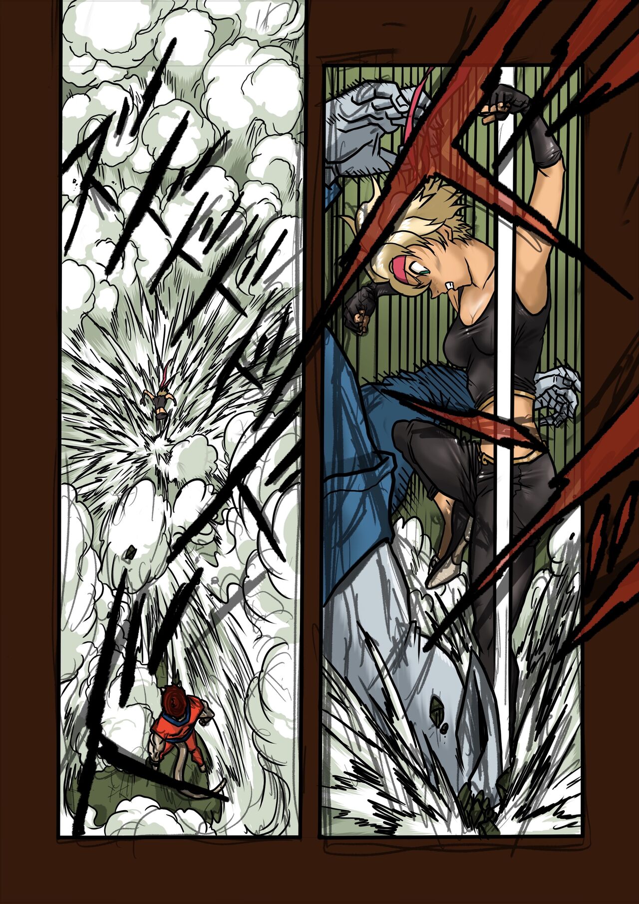 [岡本画伯] スーパーヒーローたまこ 〜地球を賭けた性戦〜 2