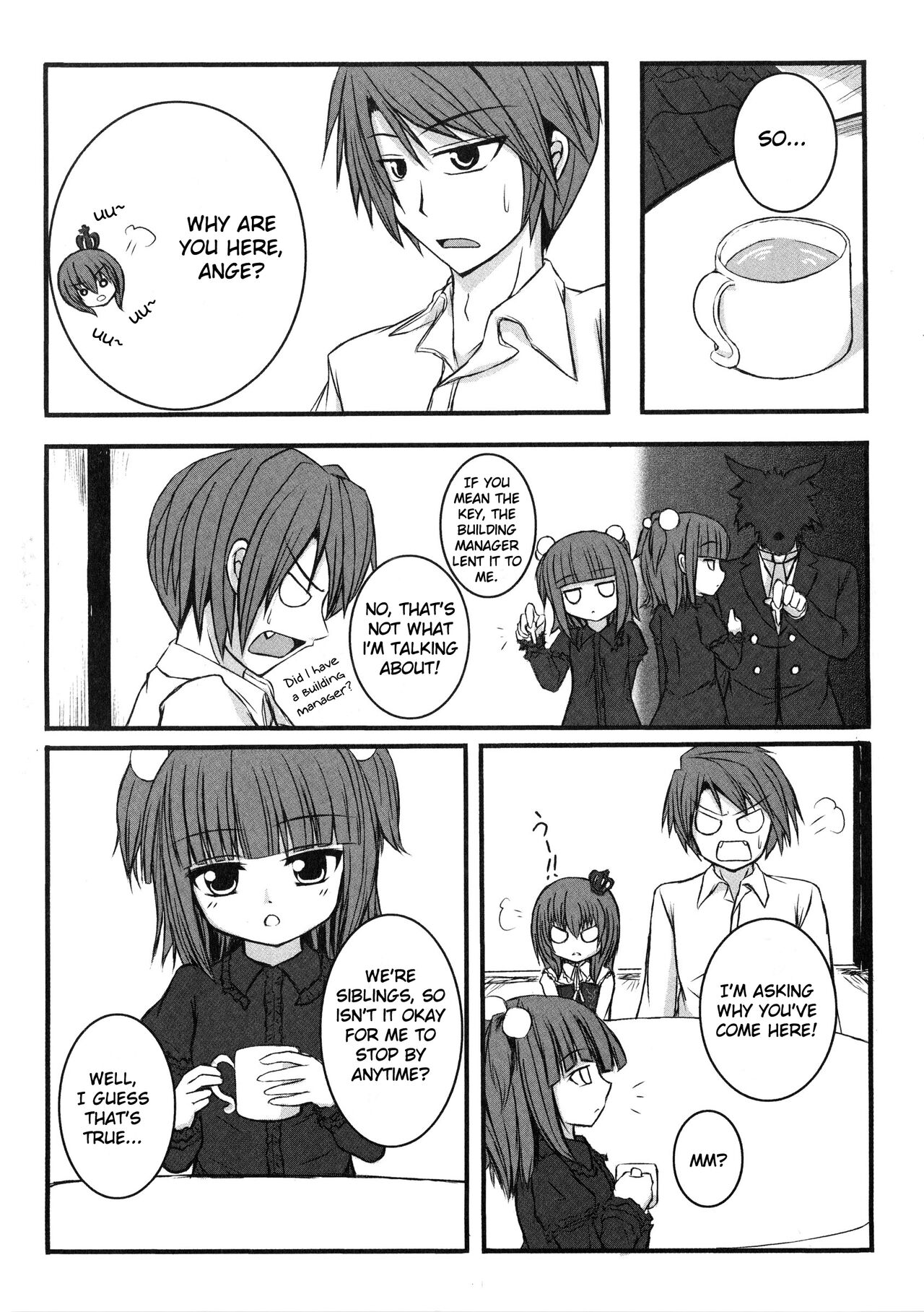 [ホワイトけーき (なえ)] いえでなこ3 (うみねこのなく頃に) [英訳]