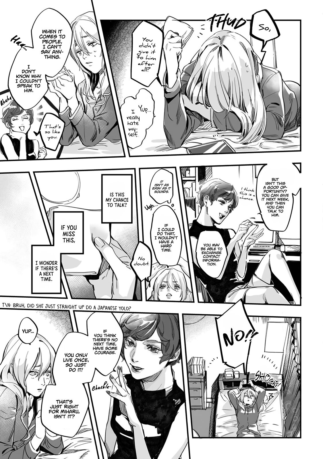 [茂室] 土曜の夕方、あの駅で [英訳]