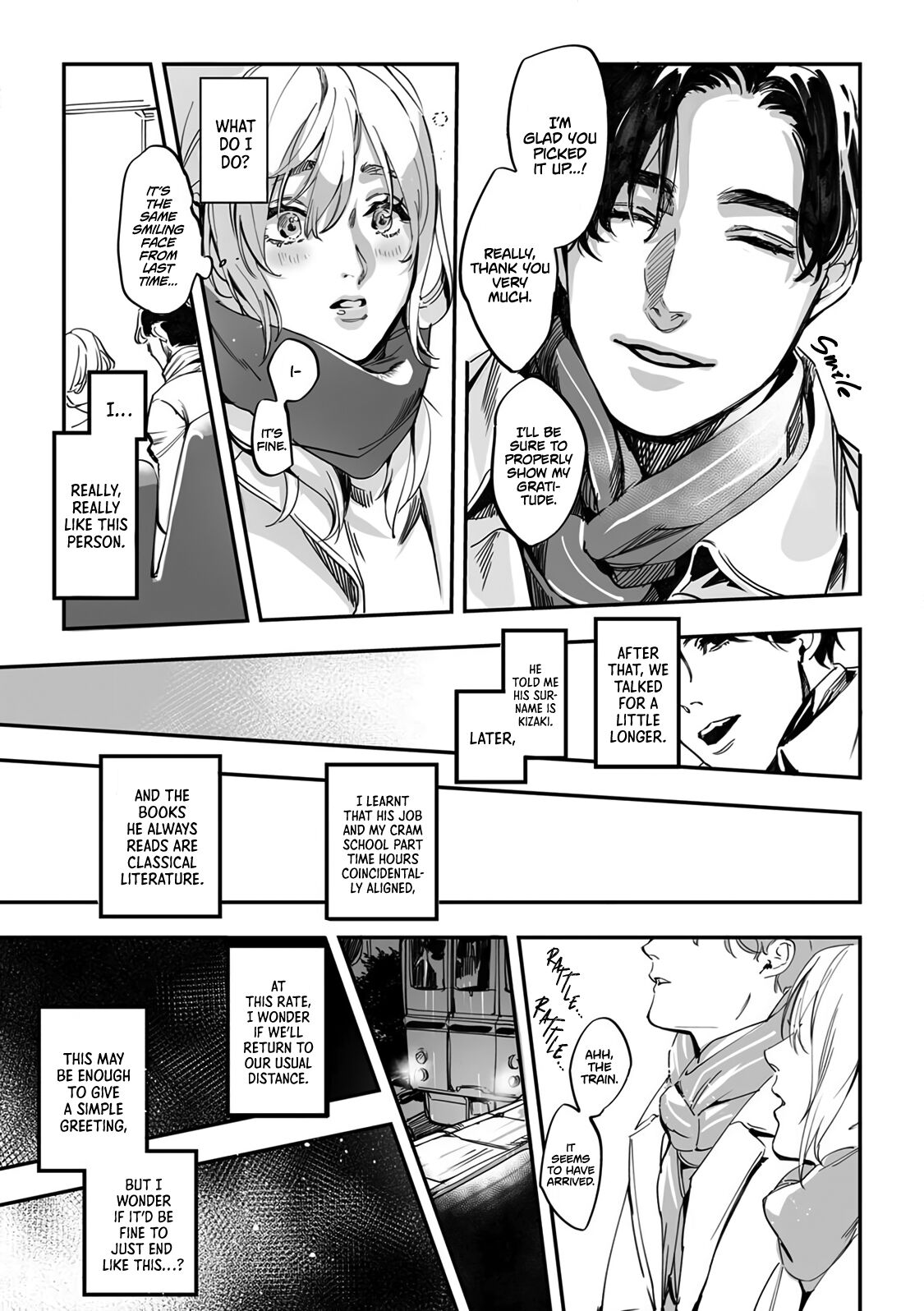 [茂室] 土曜の夕方、あの駅で [英訳]