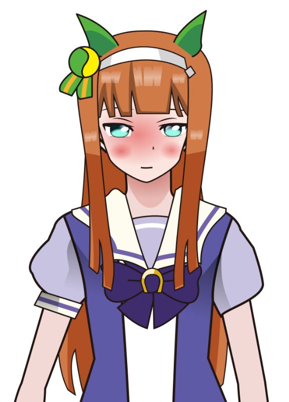 [小ちん]ウマ娘のコスプレした女の子のイラスト