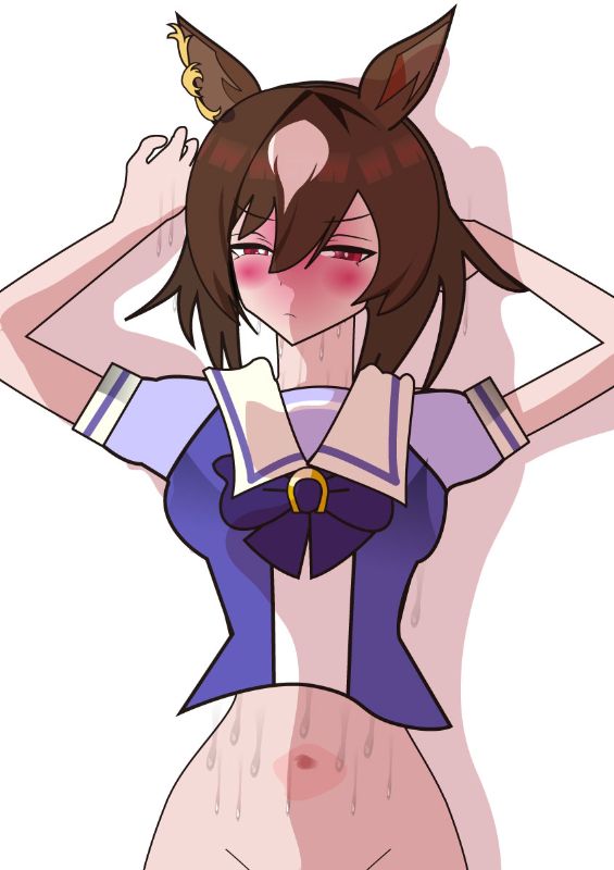 [小ちん]ウマ娘のコスプレした女の子のイラスト