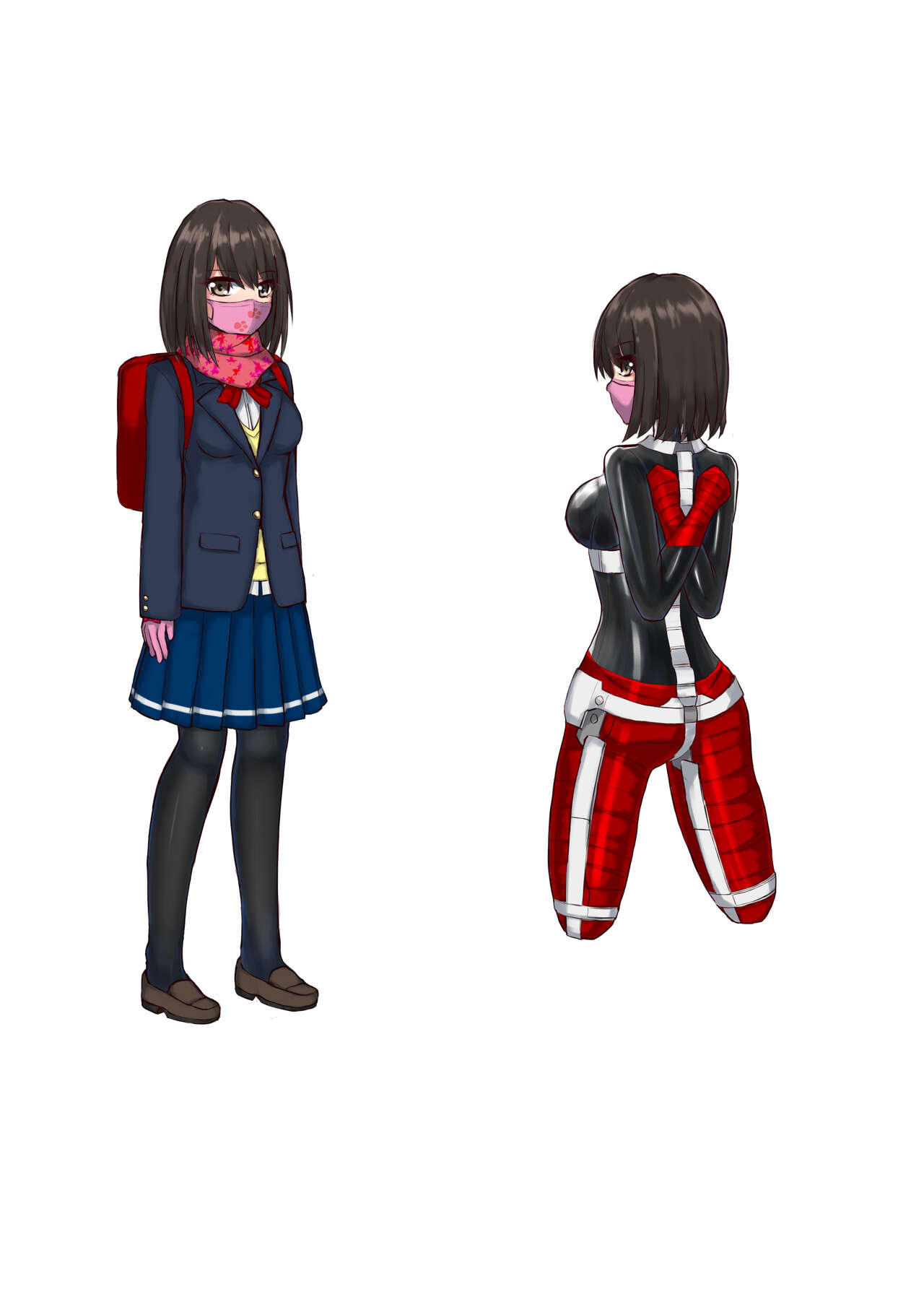 [没想好君] 伪装拘束 (連載中)