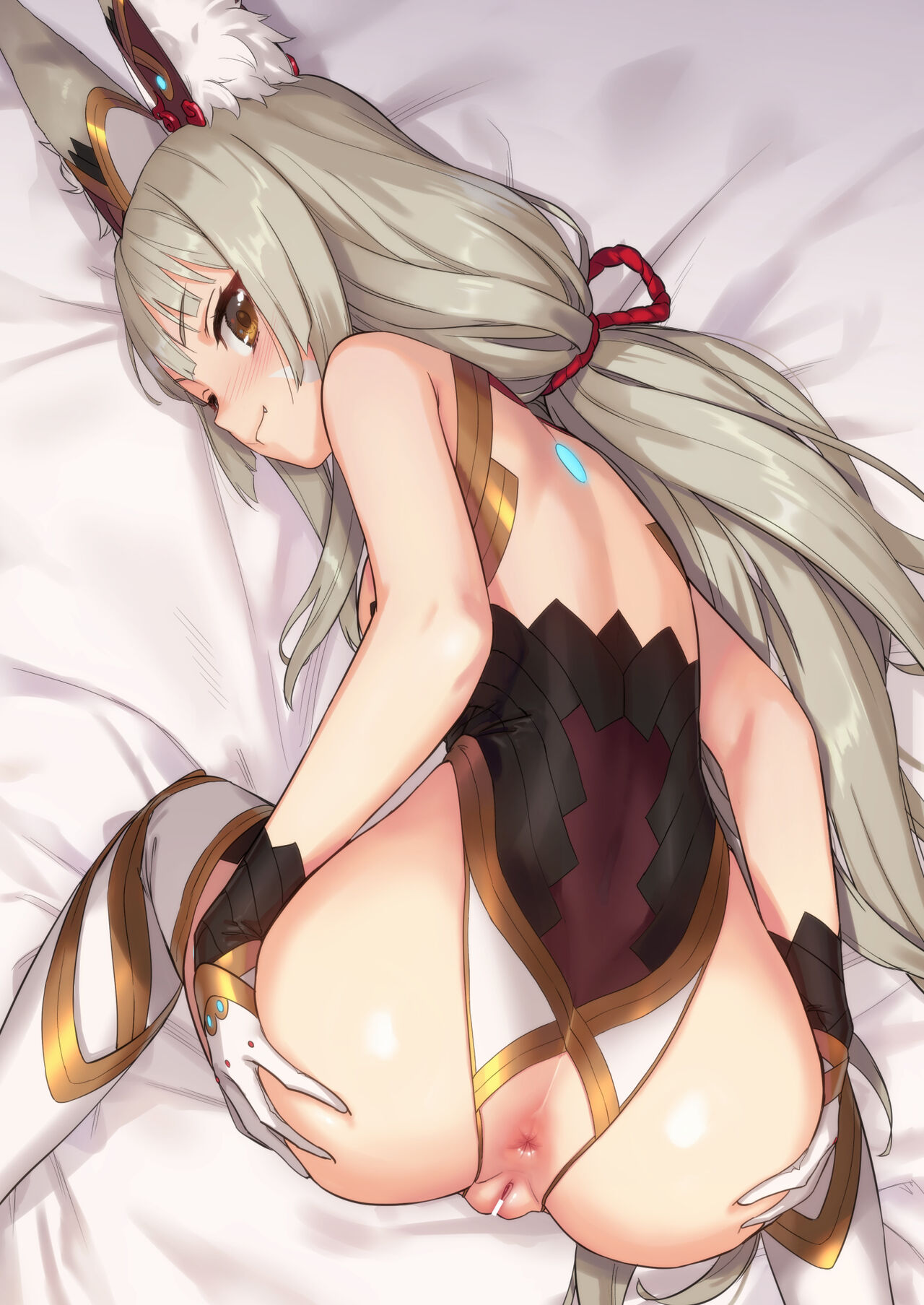 [アジサイデンデン (川上六角、小鳥遊レイ)] ニアのおしりで癒され本 (ゼノブレイド2) [中国翻訳] DL版]