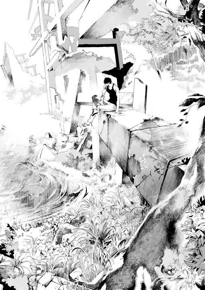 [ショタ漫画屋さん (orukoa)] 少年とおっさんが半壊した世界で乳繰り合うお話