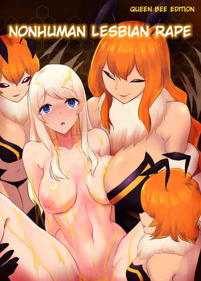 [隠遁堂 (ステルスもこ)] 人外レズレイプ～クイーンビー編～ [英訳]