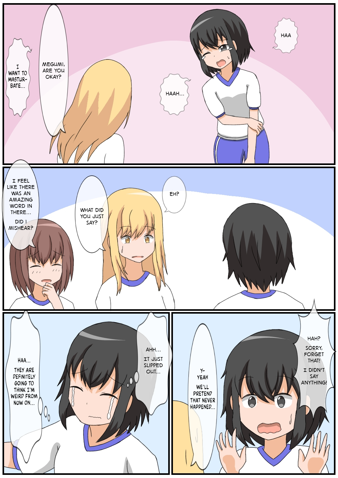 [あーくもすら] おなにー禁止生活!?えっち好きのJKが貞操帯で絶頂管理された結果… [英訳]