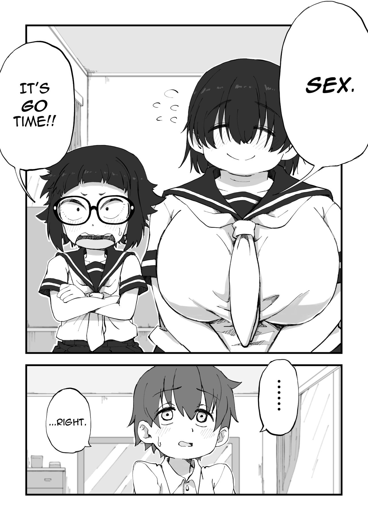 [かめきりん] 僕は漫研専属ヌードモデル 2 SEX合宿編 [英訳]