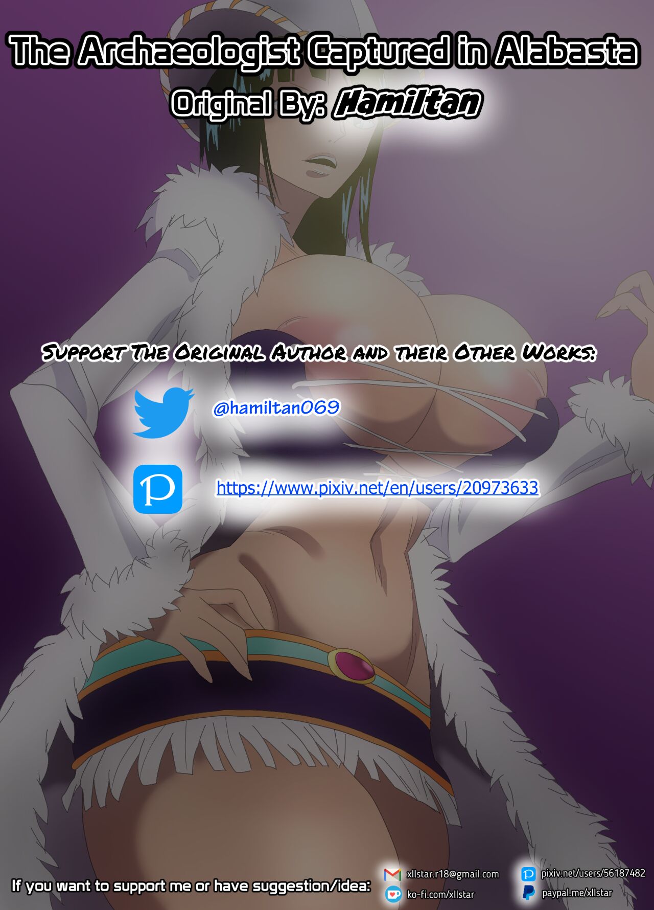 [ハミルタン] アラバスタで捕らえられた考古学者 (ワンピース) [英訳]